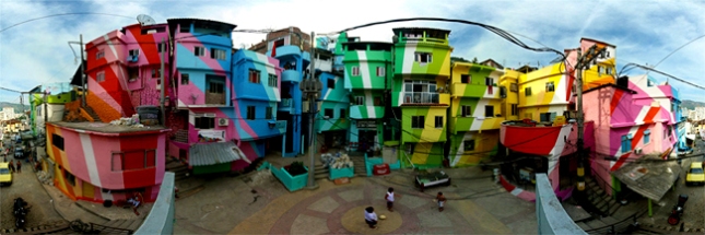 10.Favela Painting in Rio de Janeiro, Brazil 5