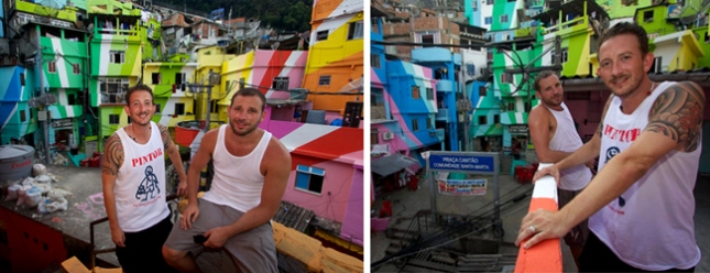 10.Favela Painting in Rio de Janeiro, Brazil 6